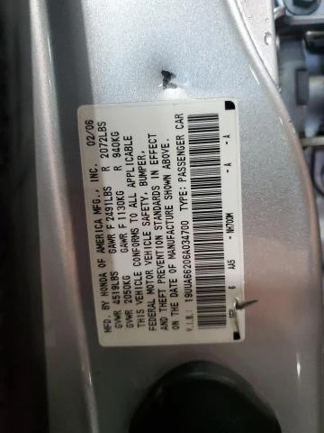 Photo 11 VIN: 19UUA66206A034700 - ACURA 3.2TL 