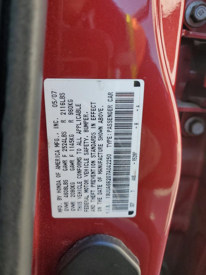 Photo 11 VIN: 19UUA66207A042250 - ACURA TL 