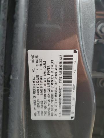 Photo 11 VIN: 19UUA66207A044807 - ACURA TL 