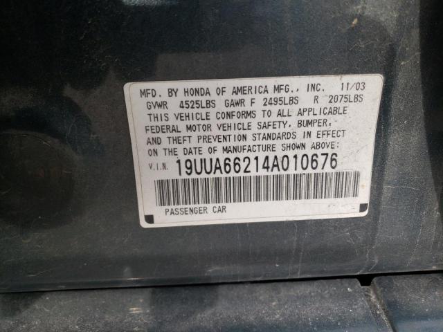 Photo 11 VIN: 19UUA66214A010676 - ACURA TL 