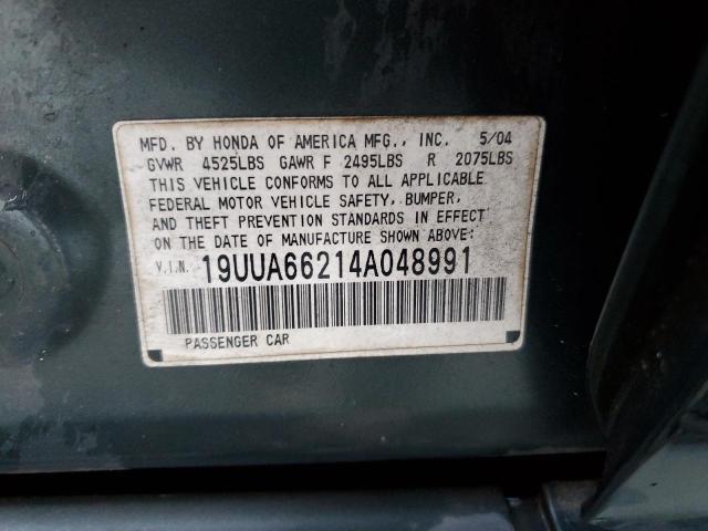 Photo 11 VIN: 19UUA66214A048991 - ACURA TL 