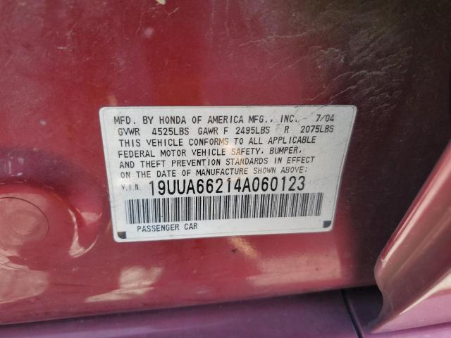 Photo 11 VIN: 19UUA66214A060123 - ACURA TL 