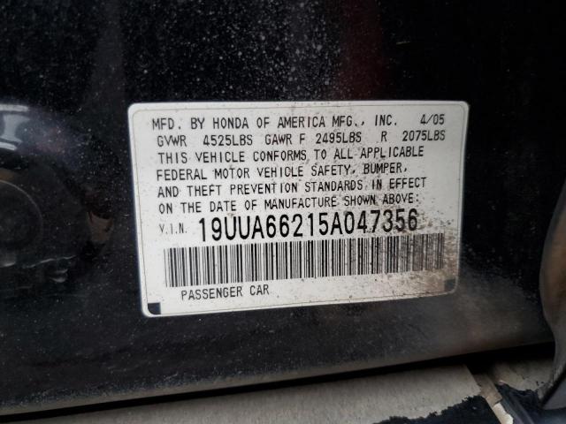 Photo 11 VIN: 19UUA66215A047356 - ACURA TL 