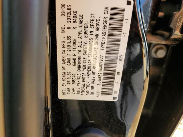 Photo 11 VIN: 19UUA66216A074977 - ACURA 3.2TL 