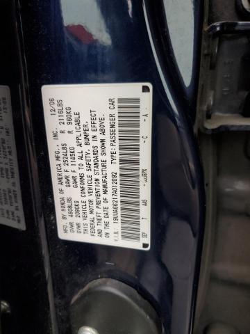 Photo 11 VIN: 19UUA66217A012092 - ACURA TL 