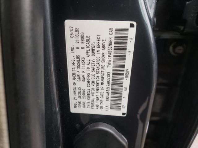 Photo 11 VIN: 19UUA66217A037283 - ACURA TL 