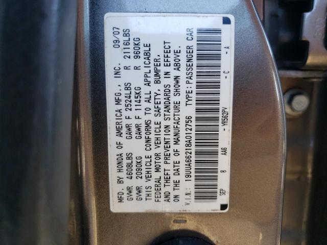 Photo 9 VIN: 19UUA66218A012756 - ACURA TL 