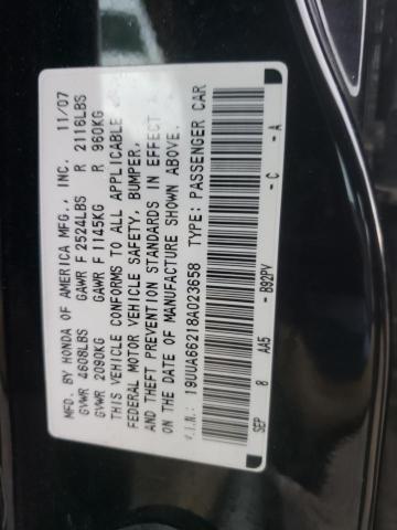 Photo 11 VIN: 19UUA66218A023658 - ACURA TL 