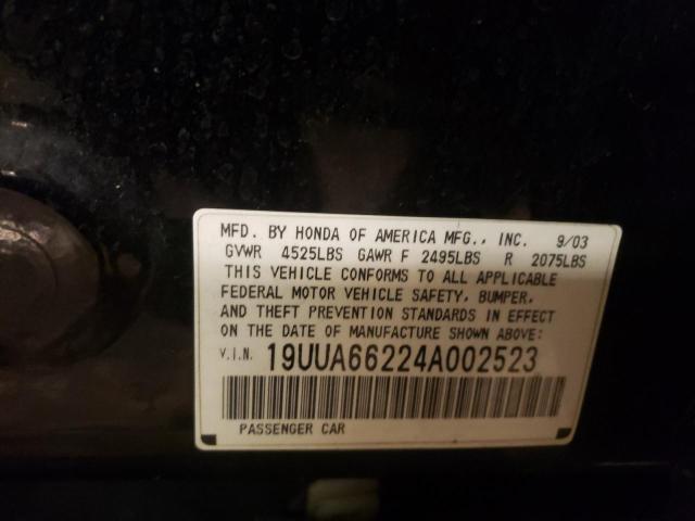 Photo 9 VIN: 19UUA66224A002523 - ACURA TL 