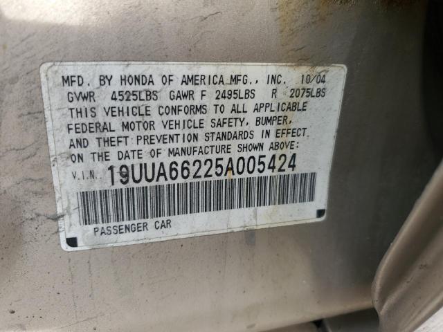 Photo 11 VIN: 19UUA66225A005424 - ACURA TL 