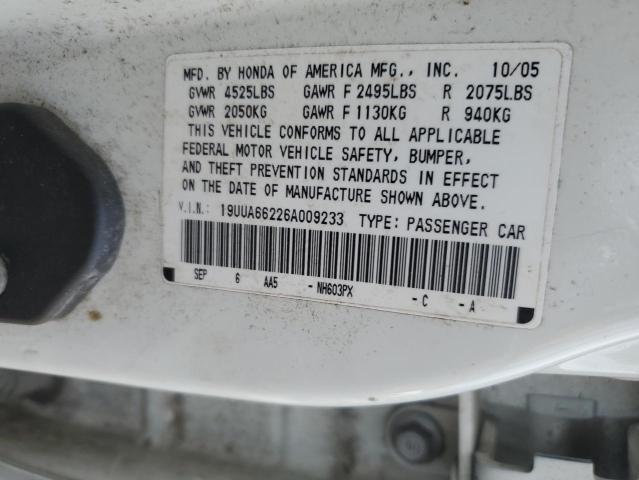 Photo 11 VIN: 19UUA66226A009233 - ACURA TL 