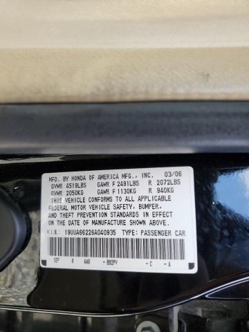 Photo 12 VIN: 19UUA66226A040935 - ACURA TL 