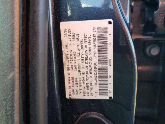 Photo 12 VIN: 19UUA66227A026860 - ACURA TL 