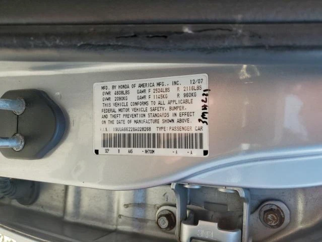 Photo 11 VIN: 19UUA66228A028268 - ACURA TL 