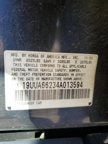 Photo 11 VIN: 19UUA66234A013594 - ACURA TL 