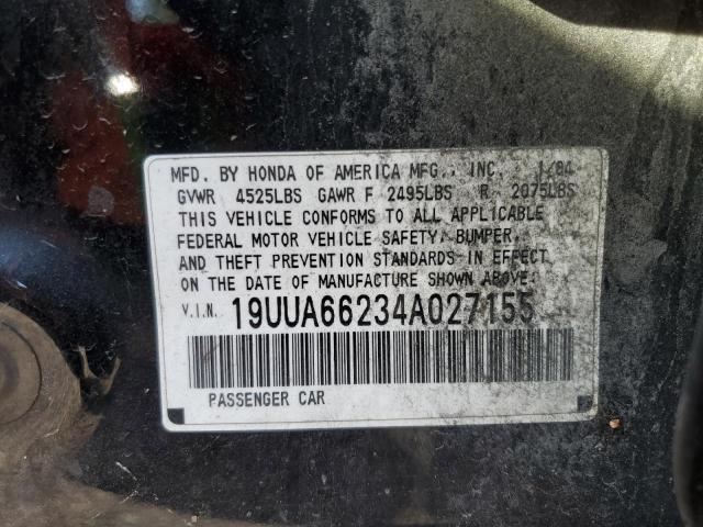 Photo 11 VIN: 19UUA66234A027155 - ACURA TL 