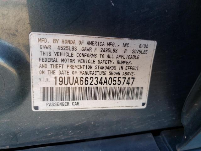 Photo 11 VIN: 19UUA66234A055747 - ACURA TL 