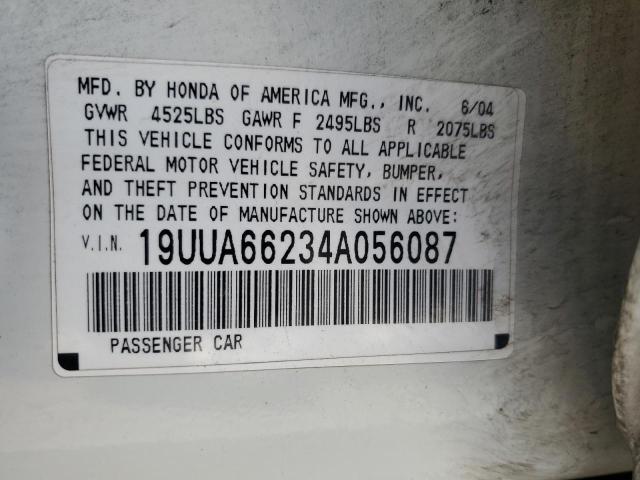 Photo 11 VIN: 19UUA66234A056087 - ACURA TL 