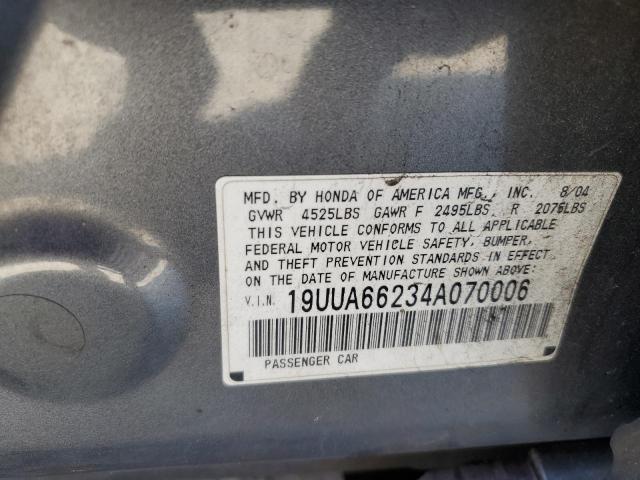 Photo 12 VIN: 19UUA66234A070006 - ACURA TL 