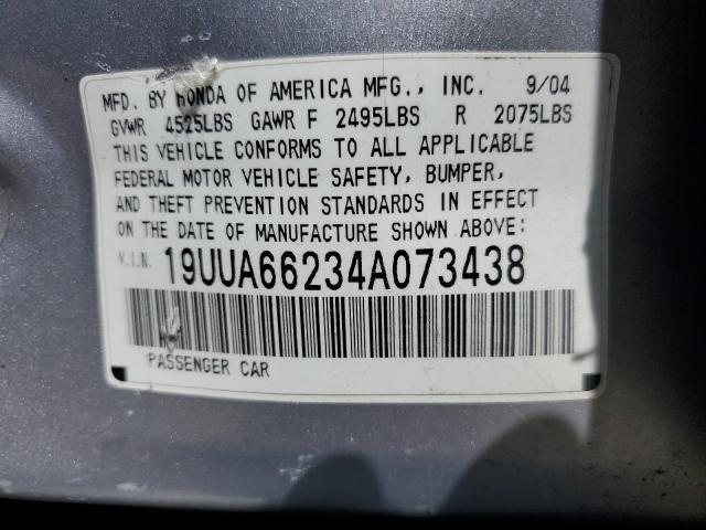 Photo 11 VIN: 19UUA66234A073438 - ACURA TL 