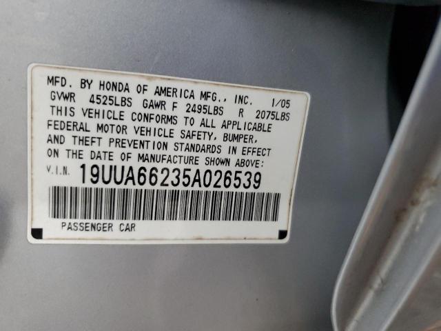 Photo 11 VIN: 19UUA66235A026539 - ACURA TL 