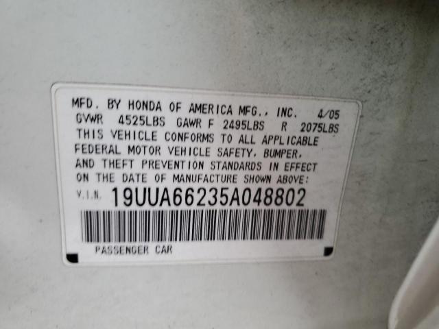 Photo 11 VIN: 19UUA66235A048802 - ACURA TL 