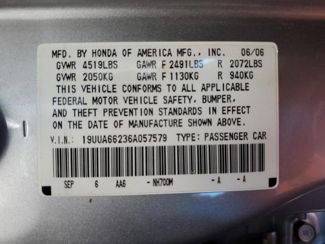 Photo 12 VIN: 19UUA66236A057579 - ACURA TL 