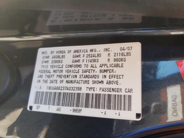 Photo 12 VIN: 19UUA66237A032358 - ACURA TL 