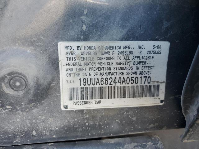 Photo 11 VIN: 19UUA66244A050170 - ACURA TL 