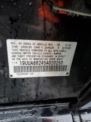 Photo 11 VIN: 19UUA66245A020250 - ACURA TL 