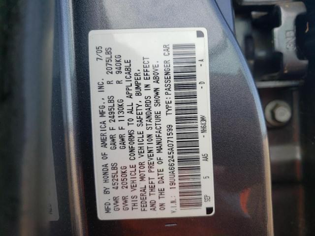 Photo 9 VIN: 19UUA66245A071599 - ACURA TL 