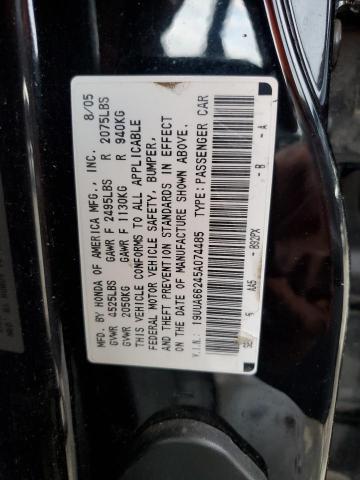 Photo 11 VIN: 19UUA66245A074485 - ACURA TL 