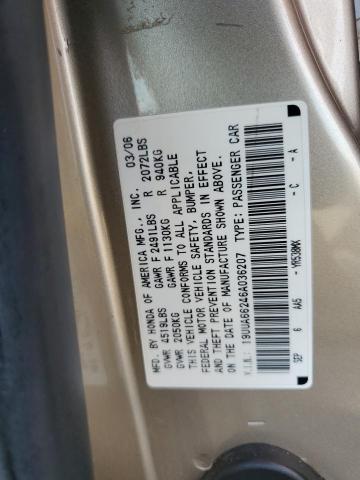 Photo 11 VIN: 19UUA66246A036207 - ACURA TL 