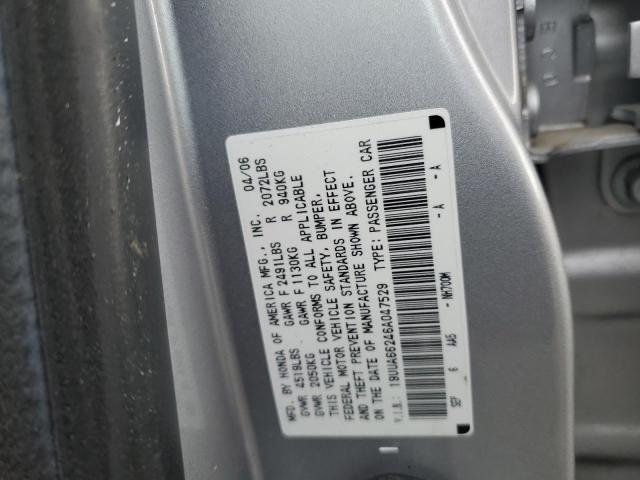 Photo 11 VIN: 19UUA66246A047529 - ACURA TL 