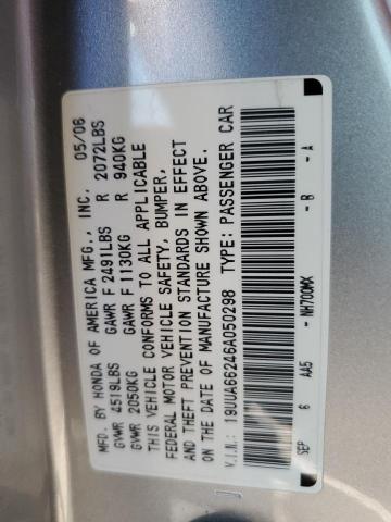 Photo 11 VIN: 19UUA66246A050298 - ACURA 3.2TL 