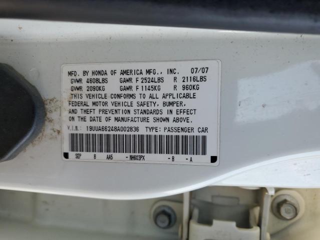 Photo 11 VIN: 19UUA66248A002836 - ACURA TL 