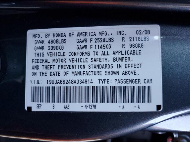 Photo 11 VIN: 19UUA66248A034914 - ACURA TL 