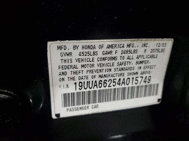 Photo 11 VIN: 19UUA66254A015749 - ACURA TL 