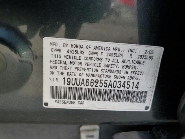 Photo 11 VIN: 19UUA66255A034514 - ACURA TL 