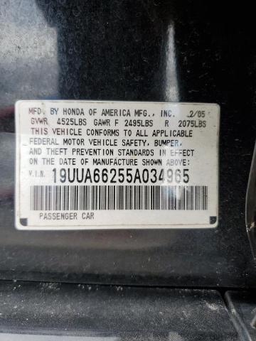 Photo 12 VIN: 19UUA66255A034965 - ACURA TL 