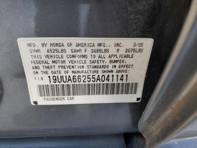 Photo 11 VIN: 19UUA66255A041141 - ACURA TL 