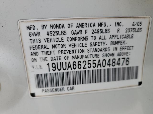 Photo 12 VIN: 19UUA66255A048476 - ACURA TL 