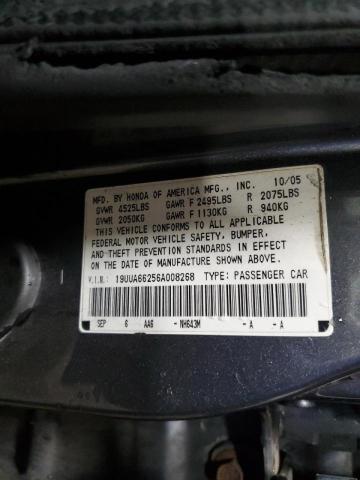 Photo 11 VIN: 19UUA66256A008268 - ACURA 3.2TL 