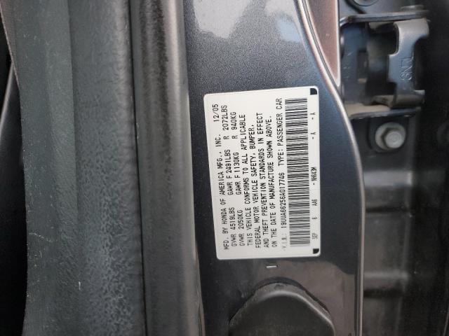 Photo 11 VIN: 19UUA66256A017746 - ACURA TL 