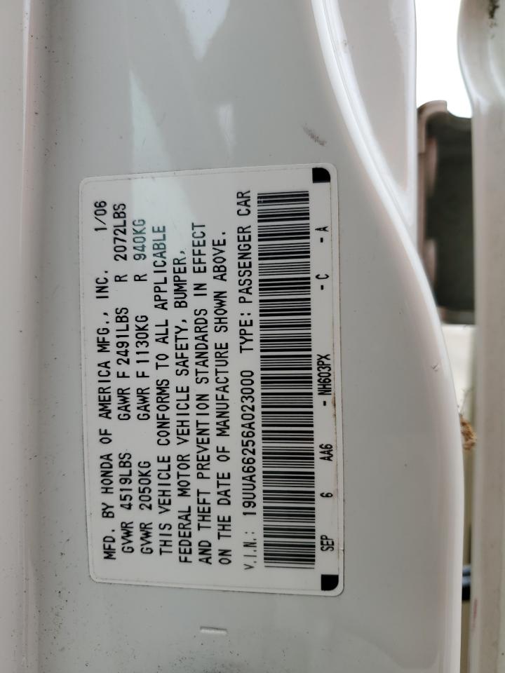 Photo 12 VIN: 19UUA66256A023000 - ACURA TL 