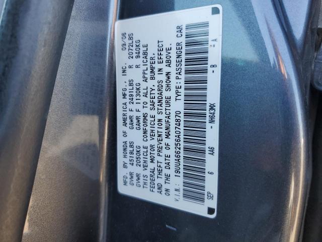 Photo 11 VIN: 19UUA66256A074870 - ACURA TL 