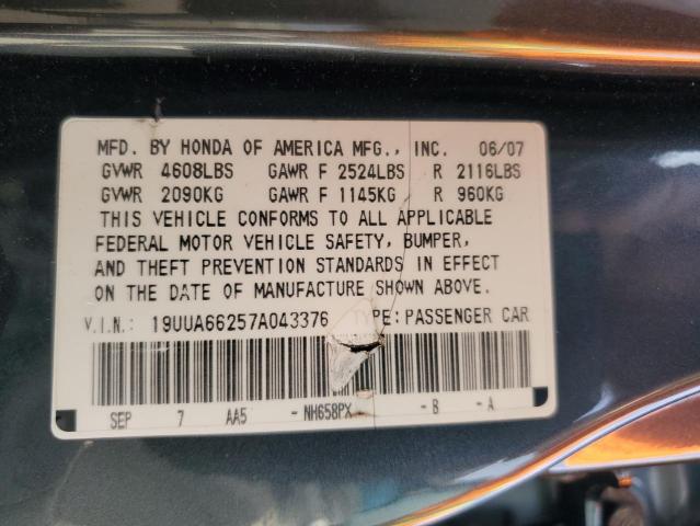 Photo 11 VIN: 19UUA66257A043376 - ACURA TL 