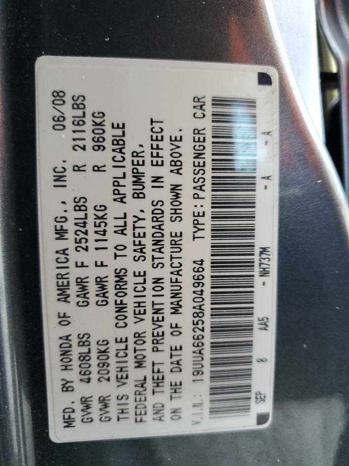 Photo 11 VIN: 19UUA66258A049664 - ACURA TL 