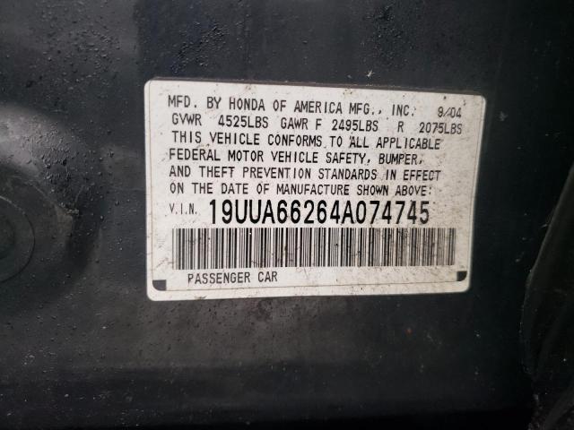 Photo 11 VIN: 19UUA66264A074745 - ACURA TL 