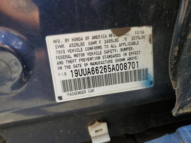 Photo 11 VIN: 19UUA66265A008701 - ACURA TL 